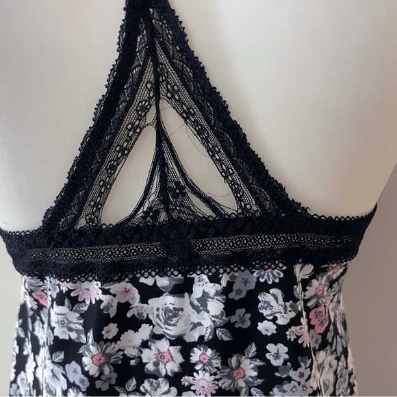 90s Y2k XOXO Floral LaceTrim Nightgown Babydoll Dress Fairycore Cottagecore Boho - Picture 7 of 7